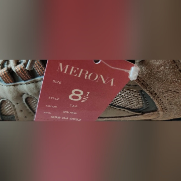 Brand New Merona Sneakers Size 8.5 Brown - Picture 3 of 9